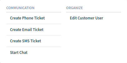 Customer User Detail View Actions
