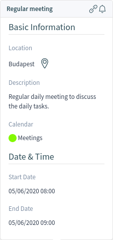 Repeating Appointments Details