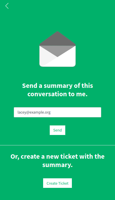 Save the Conversation on External Interface
