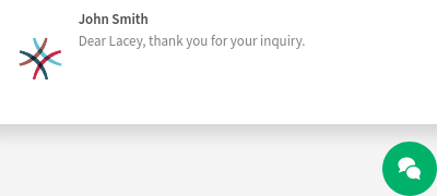 Chat Request on External Interface