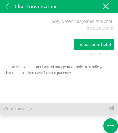 Start Chat Window