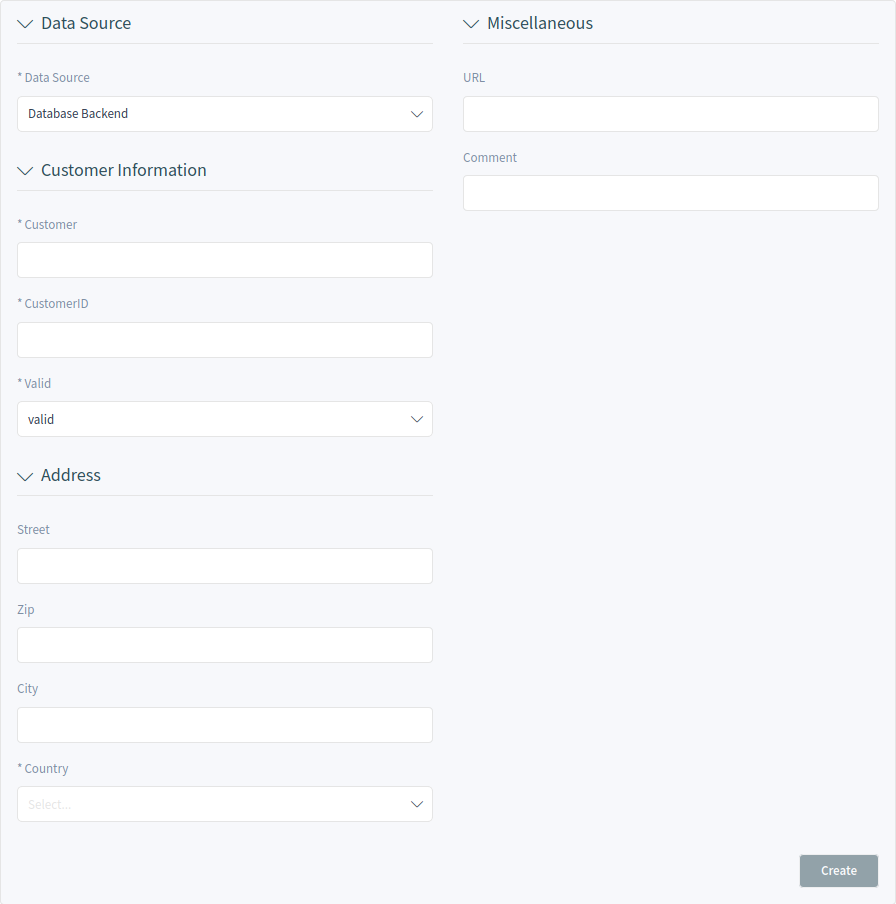 Add Customer Data
