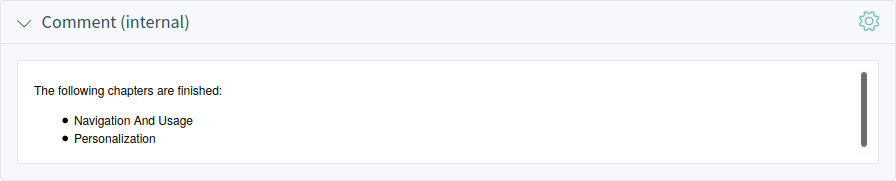 Comment Widget