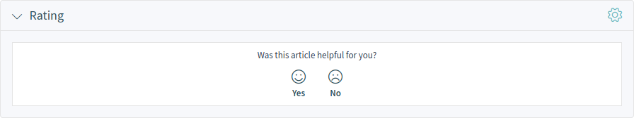 Rating Widget