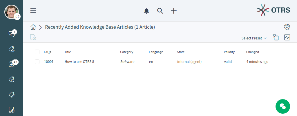 Knowledge Base Article List