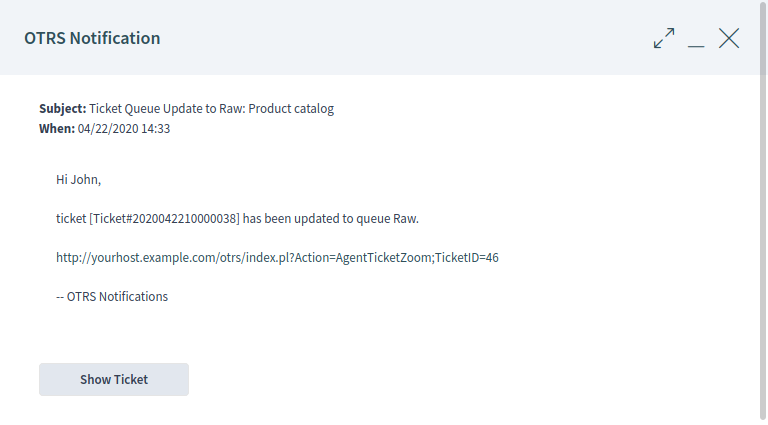 Notification Details