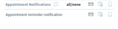 Appointment Notifications Widget