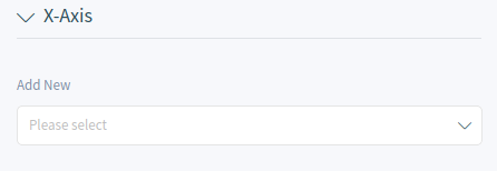 Configure X-Axis